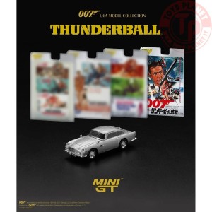 1/64 Aston Martin DB5 Thunderball 007 Series Japanese Blister Packaging MGT00901-007J MINI GT