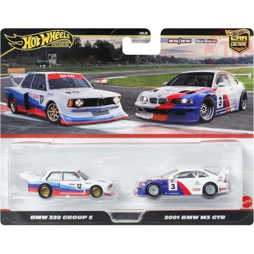 1/64 BMW 320 Group 5 E BMW M3 GTR HOT WHEELS JBK99 HOT WHEELS
