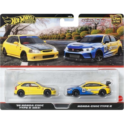 1/64 '99 Honda Civic Type R (EK9) +Honda Civic Type R HOT WHEELS JBL00 HOT WHEELS