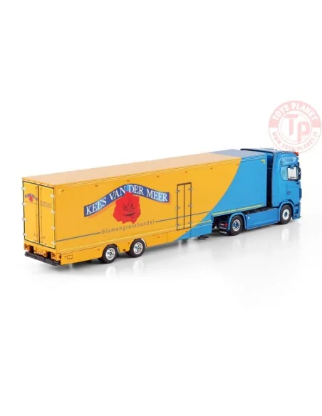 SCANIA S HIGHLINE CS20H 4X2 SEMI BOX TRAILER - 2 AXLE KEES VAN DER MEER WSI 01-4533 WSI MODELS