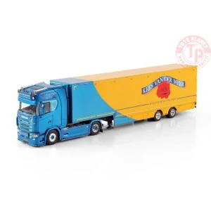 SCANIA S HIGHLINE CS20H 4X2 SEMI BOX TRAILER - 2 AXLE KEES VAN DER MEER WSI 01-4533 WSI MODELS