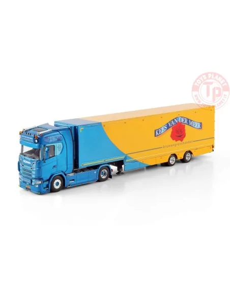SCANIA S HIGHLINE CS20H 4X2 SEMI BOX TRAILER - 2 AXLE KEES VAN DER MEER WSI 01-4533 WSI MODELS