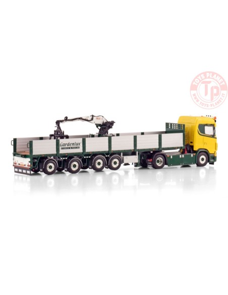 SCANIA S NORMAL CS20N 4X2 BRICK TRAILER - 4 AXLE E. de Vries WSI 01-4663 WSI MODELS