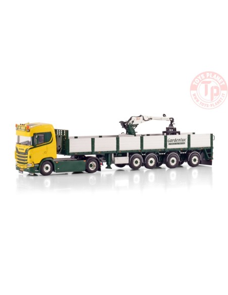 SCANIA S NORMAL CS20N 4X2 BRICK TRAILER - 4 AXLE E. de Vries WSI 01-4663 WSI MODELS