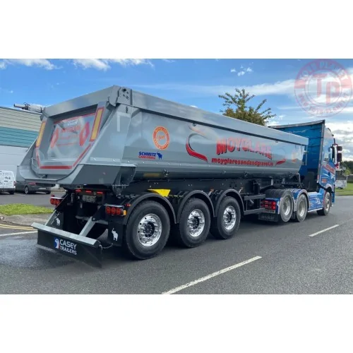 RENAULT TRUCKS T HIGH 6X2 TAG AXLE HALF PIPE TIPPER TRAILER - 3 AXLE MOYGLARE WSI 01-4436 WSI MODELS