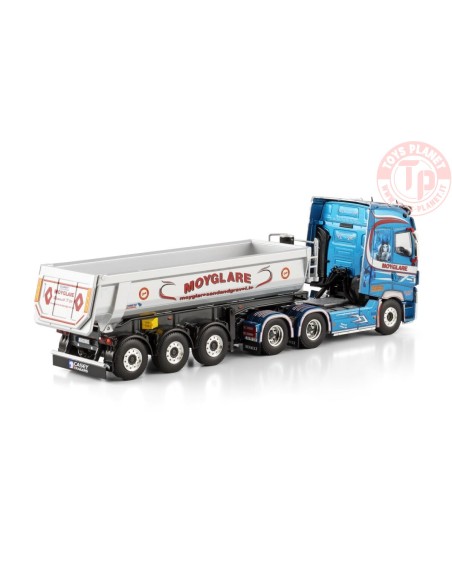 RENAULT TRUCKS T HIGH 6X2 TAG AXLE HALF PIPE TIPPER TRAILER - 3 AXLE MOYGLARE WSI 01-4436 WSI MODELS RENAULT TRUCKS T HIGH 6X2 TAG AXLE HALF PIPE TIPPER TRAILER - 3 AXLE MOYGLARE WSI 01-4436 WSI MODELS