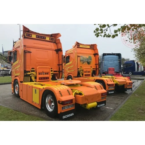 SCANIA S NORMAL CS20N 4X2 REEFER TRAILER - 3 AXLE Aurénico WSI 01-4704 WSI MODELS