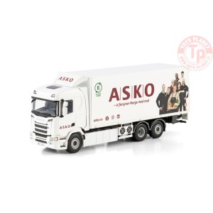 SCANIA R NORMAL CR20N RIGED REEFER TRUCK 6X2 TAG AXLE ASKO WSI 01-4609 WSI MODELS