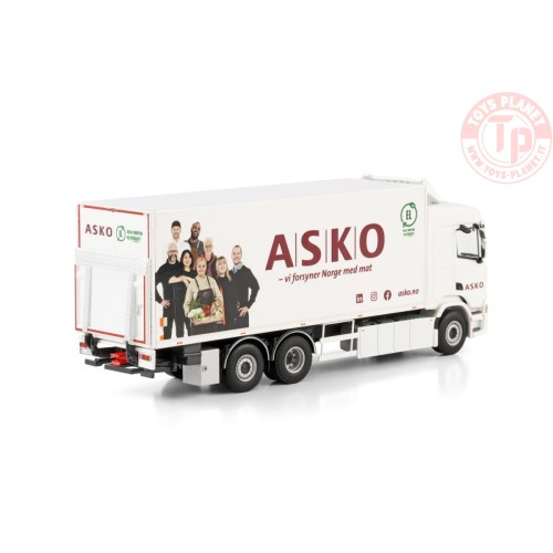 SCANIA R NORMAL CR20N RIGED REEFER TRUCK 6X2 TAG AXLE ASKO WSI 01-4609 WSI MODELS