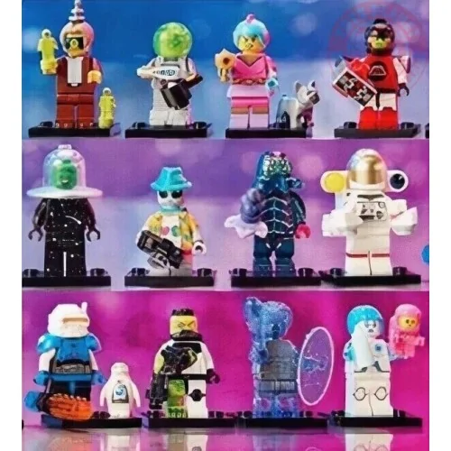MINIFIGURE LEGO SERIE SPAZIO COMPLETA DI 12 PERSONAGGI LEGO 71046 LEGO