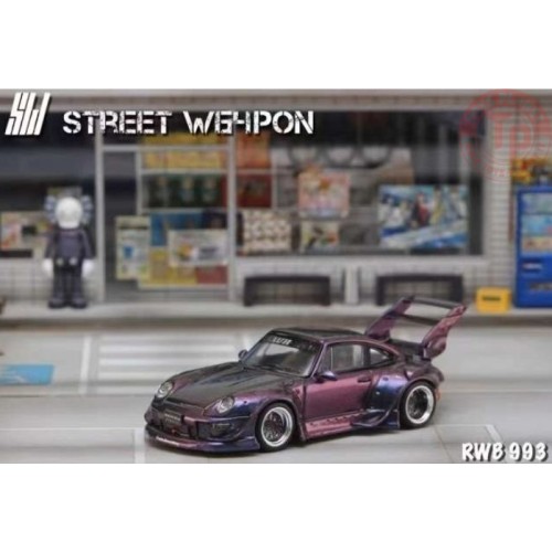 1/64 Porsche RWB 993, chameleon high tail, purple STW020A ALTRE MARCHE