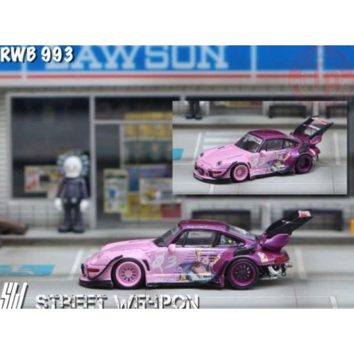1/64 Porsche RWB 993 Majin Buu, pink STW015 ALTRE MARCHE
