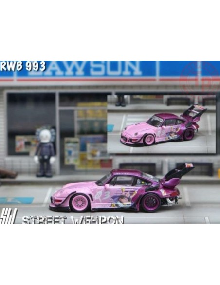 1/64 Porsche RWB 993 Majin Buu, pink STW015 ALTRE MARCHE