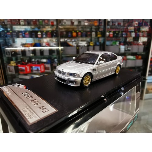 1/64 BMW E46 con cerchi BBS oro STH075 ALTRE MARCHE
