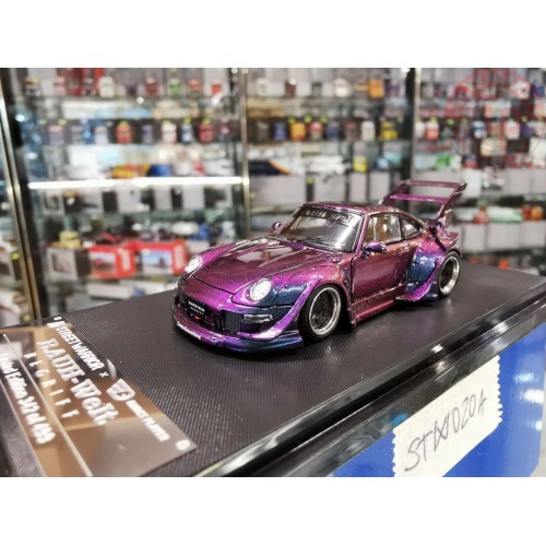 1/64 Porsche RWB 993, chameleon high tail, purple