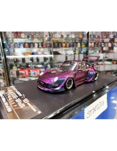 1/64 Porsche RWB 993, chameleon high tail, purple