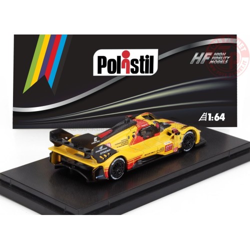 1/64 FERRARI 499P 3.0L TURBO V6 TEAM AF CORSE N 83 24h LE MANS 2024 KUBICA - SHWARTZMAN - YE CON VETRINA POL64FE02072 POLISTIL
