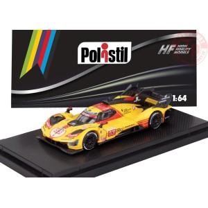 1/64 FERRARI 499P 3.0L TURBO V6 TEAM AF CORSE N 83 24h LE MANS 2024 KUBICA - SHWARTZMAN - YE CON VETRINA POL64FE02072 POLISTIL