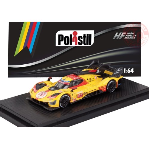 1/64 FERRARI 499P 3.0L TURBO V6 TEAM AF CORSE N 83 24h LE MANS 2024 KUBICA - SHWARTZMAN - YE CON VETRINA POL64FE02072 POLISTIL