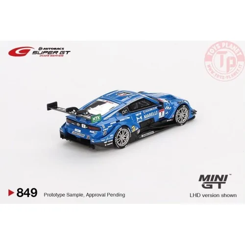 NISSAN Z GT500 N1 MARELLI IMPUL Z TEAM IMPUL SUPER GT SERIES 2023 1:64 MGT00849-BL MINI GT