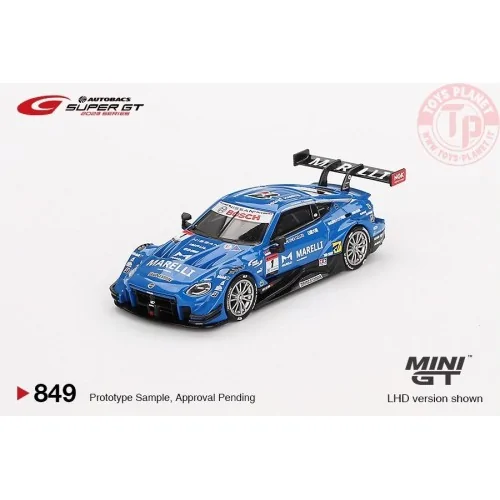 NISSAN Z GT500 N1 MARELLI IMPUL Z TEAM IMPUL SUPER GT SERIES 2023 1:64 MGT00849-BL MINI GT