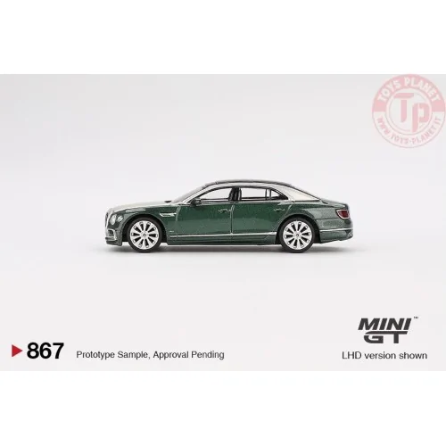 BENTLEY FLYING SPUR WHITE SAND VERDANT 2024 1:64 MGT00867-L Mini Gt
