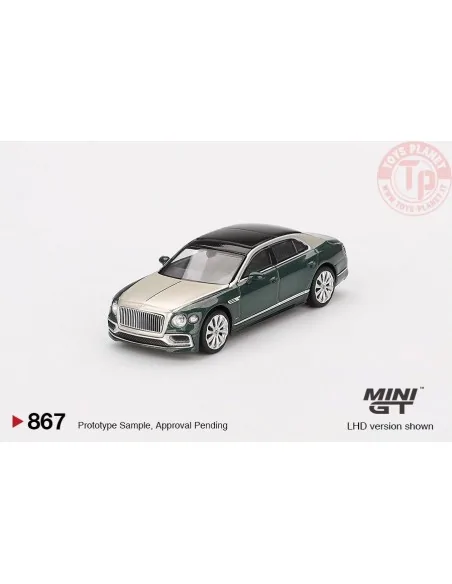 BENTLEY FLYING SPUR WHITE SAND VERDANT 2024 1:64 MGT00867-L Mini Gt
