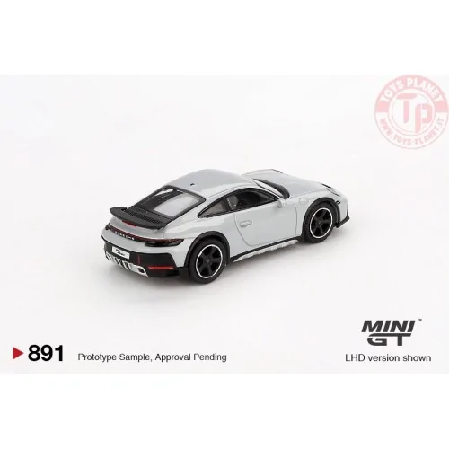 PORSCHE 911 (992) DAKAR ICE GRAY METALLIC 2023 1:64 MGT00891-L MINI GT