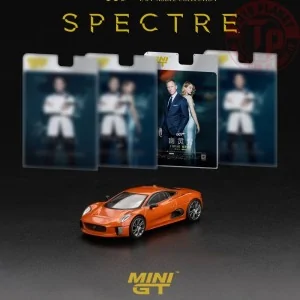 JAGUAR C-X75 SPECTRE CHINESE BLISTER PACKAGING 2015 1:64 MGT00903-007TC MINI GT