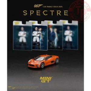 JAGUAR C-X75 SPECTRE DUTCH BLISTER PACKAGING 2015 1:64 MGT00903-007D Mini Gt