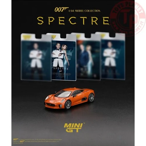 JAGUAR C-X75 SPECTRE DUTCH BLISTER PACKAGING 2015 1:64 MGT00903-007D Mini Gt