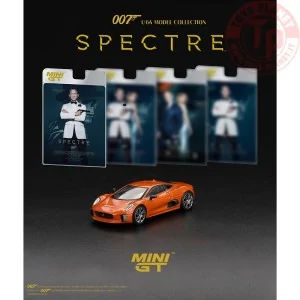 JAGUAR C-X75 SPECTRE ENGLISH BLISTER PACKAGING 2015 1:64 MGT00903-007E Mini Gt