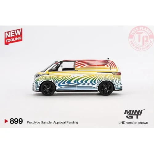 VOLKSWAGEN ID.BUZZ PROTOTYPE RAINBOW 2022 1:64 MGT00899-L MINI GT