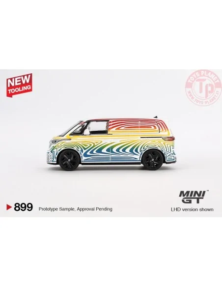 VOLKSWAGEN ID.BUZZ PROTOTYPE RAINBOW 2022 1:64 MGT00899-L MINI GT