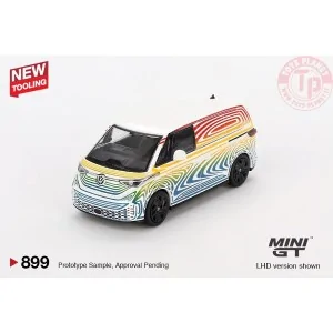 VOLKSWAGEN ID.BUZZ PROTOTYPE RAINBOW 2022 1:64 MGT00899-L MINI GT