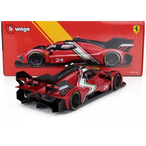 1/18 FERRARI 499P 3.0L TURBO V6 N 24 MODIFICATA 2024 BU18-16302-24 BURAGO