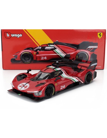 1/18 FERRARI 499P 3.0L TURBO V6 N 24 MODIFICATA 2024 BU18-16302-24 BURAGO