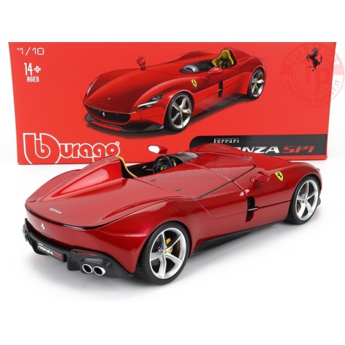 1/18 FERRARI MONZA SP1 2018 ROSSO MET BU18-16909RM BURAGO