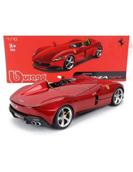 1/18 FERRARI MONZA SP1 2018 ROSSO MET BU18-16909RM BURAGO