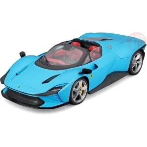 FERRARI DAYTONA SP3 CLOSED ROOF AZZURRO 2022 1:18 BU16912-01636 BURAGO