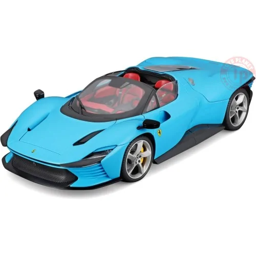 FERRARI DAYTONA SP3 CLOSED ROOF AZZURRO 2022 1:18 BU16912-01636 BURAGO