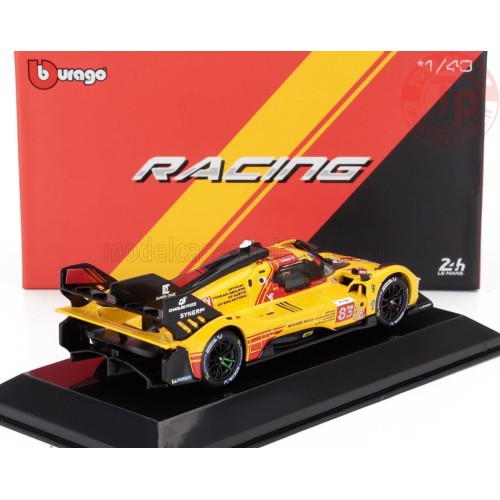 1/43 FERRARI 499P 3.0L TURBO V6 TEAM AF CORSE N 83 24h LE MANS 2024 ROBERT KUBICA - ROBERT SHWARTZMAN - YIFEI YE CON VETRINA ...