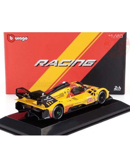 1/43 FERRARI 499P 3.0L TURBO V6 TEAM AF CORSE N 83 24h LE MANS 2024 ROBERT KUBICA - ROBERT SHWARTZMAN - YIFEI YE CON VETRINA ...