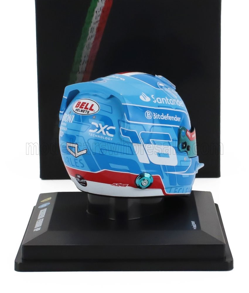 Casque Looksmart Charles Leclerc Scuderia Ferrari HP GP Miami 2025 Echelle 1/5 - Accessoires circuits et véhicules - Achat & prix
