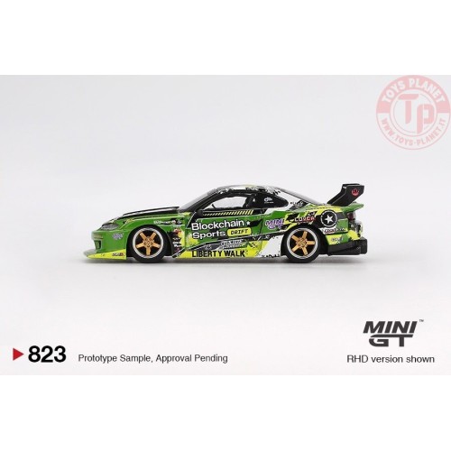 1:64 NISSAN SILVIA S15 LB-SUPER SILHOUETTE N555 V2 FORMULA DRIFT JAPAN 2024 MGT00823-R MINI GT