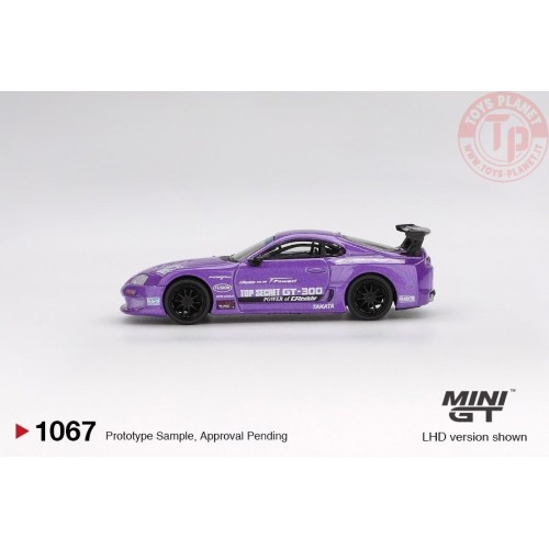 1:64 TOYOTA SUPRA MK4 (A80) TOP SECRET GT-300 TOP SECRET PURPLE 2014 MGT01067-L MINI GT