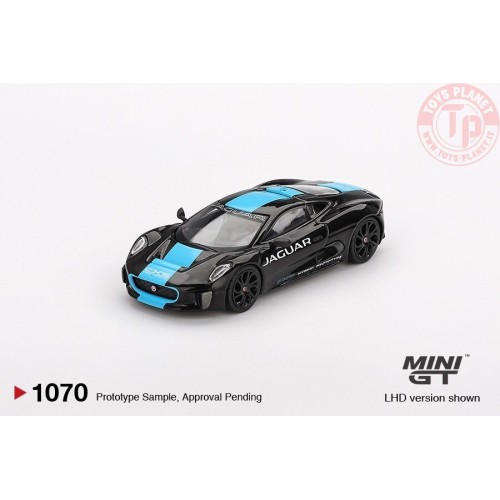 1:64 JAGUAR C-X75 BLACK JAGUAR CX75 BLACK 2010 MGT01070-L MINI GT