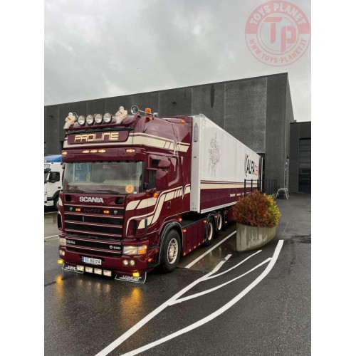 Scania 164G-580 Topline met 3-assige koeloplegger Proline TEKNO 88538 TEKNO