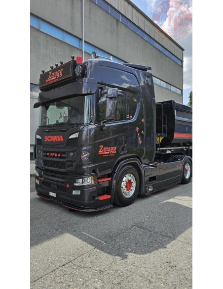 Scania NGR Highline 4x2 trek met 3-as Meiler kip Zaugg TEKNO 87885 TEKNO