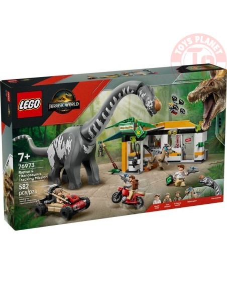 Alla ricerca del Raptor e del Titanosauro LEGO JURASSIC WORLD 76973 LEGO